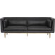 Batavia Vintage Black Sofa